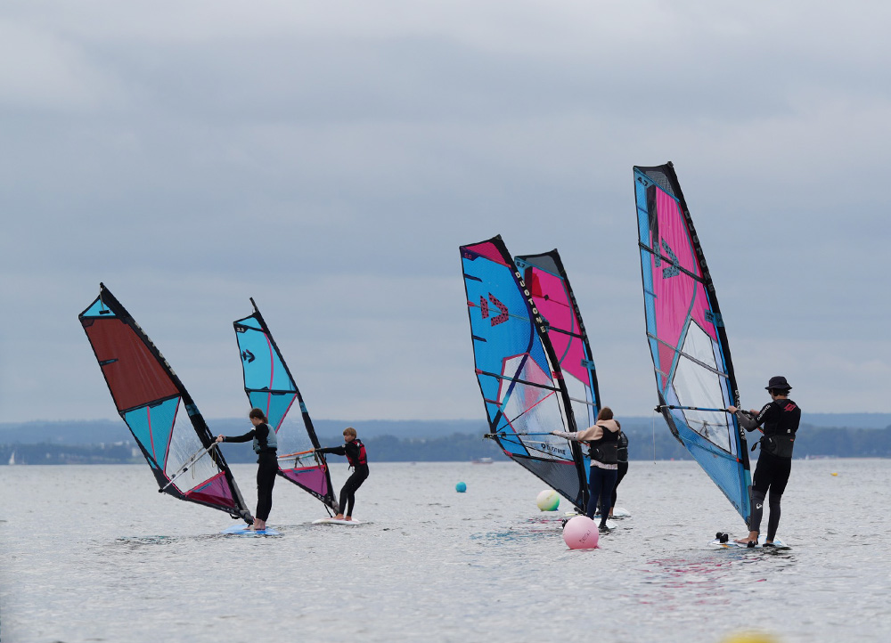 windsurfing
